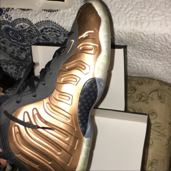 Nike Little Posite One GS 'Copper' Youth - Picture 4 of 7